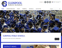 Tablet Screenshot of glenpoolps.org